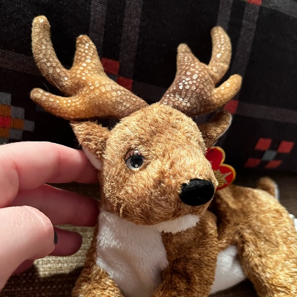 Roxie Reindeer Beanie Baby - Picture 2 of 4